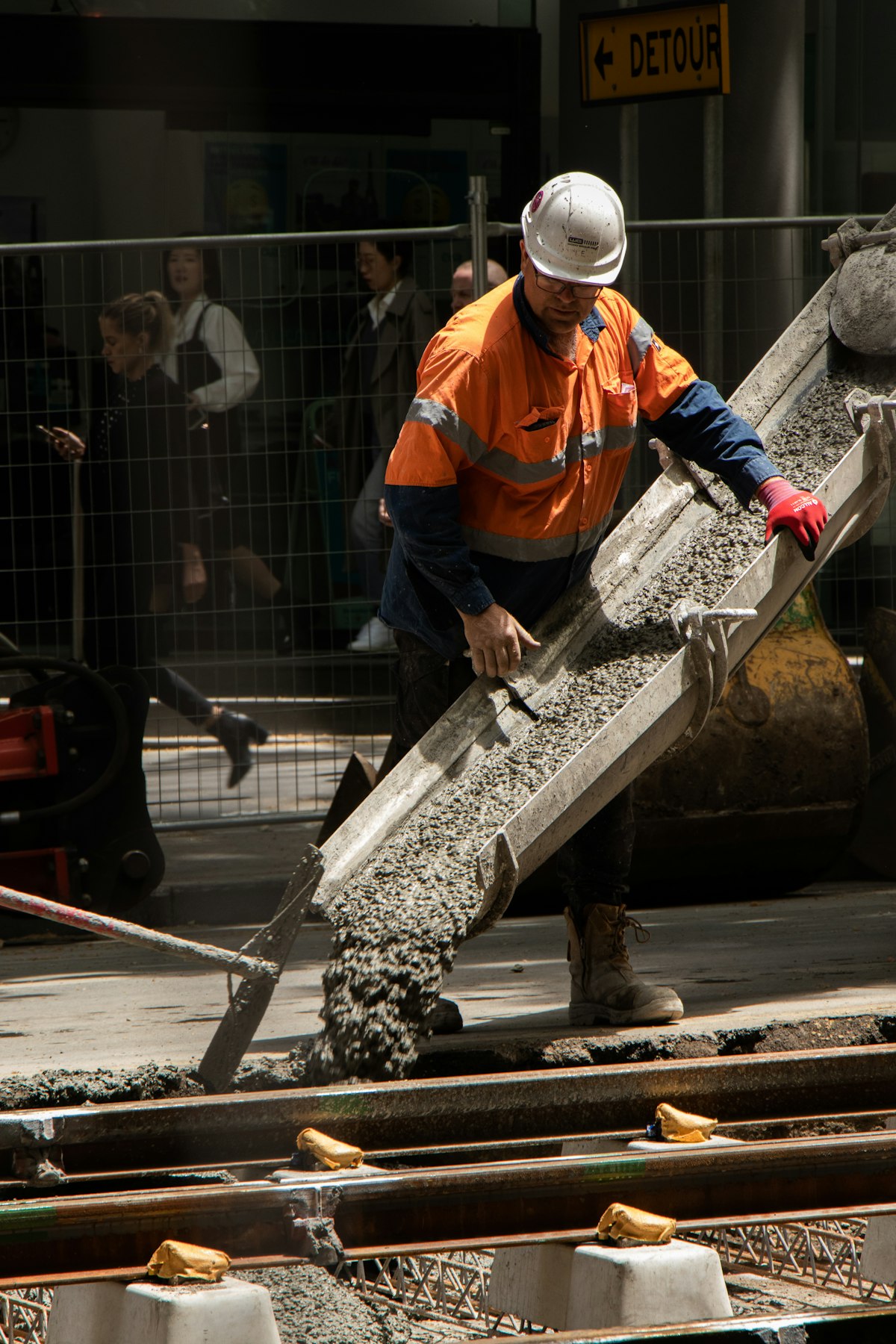 Polyfoam concrete lifting injection by Utah technician