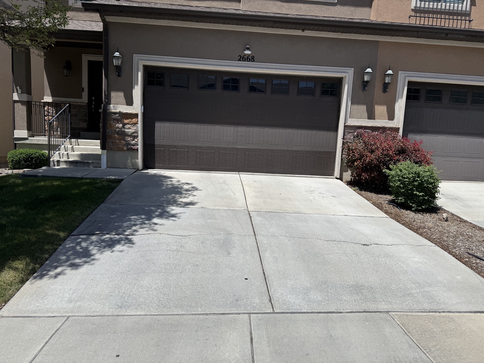 Driveway at the Lehi job site